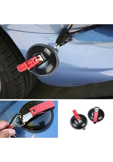 Wondernest Parça Çok Fonksiyonlu Araba Askıları, Güçlü Vantuzlu Kırmızı Kırmızı
