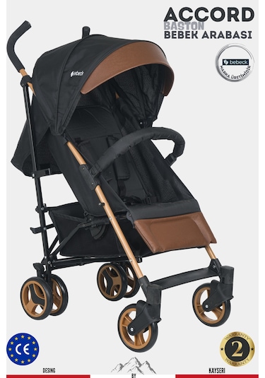 Accord Baston Bebek Arabası Kahve