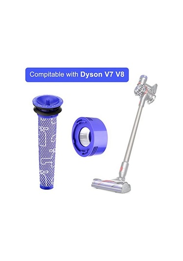 Unimarket V7, Hayvan Ve E Hepa Filtresi Için 4 Paket Filtre Colored 1 Adet Süpürge Yedek Parçaları