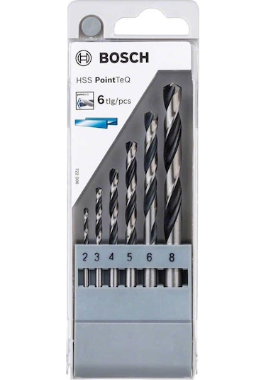 Bosch PointTeQ Matkap Ucu 6 parça set - 2608577346