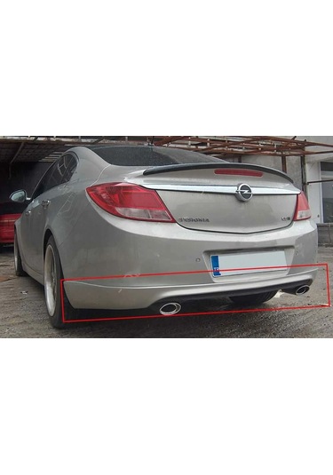 Opel İnsignia A Opc Line Arka Ek Difüzör Siyah Plastik 2008-2013 Arka-difizör-bodykit-ek-karlık