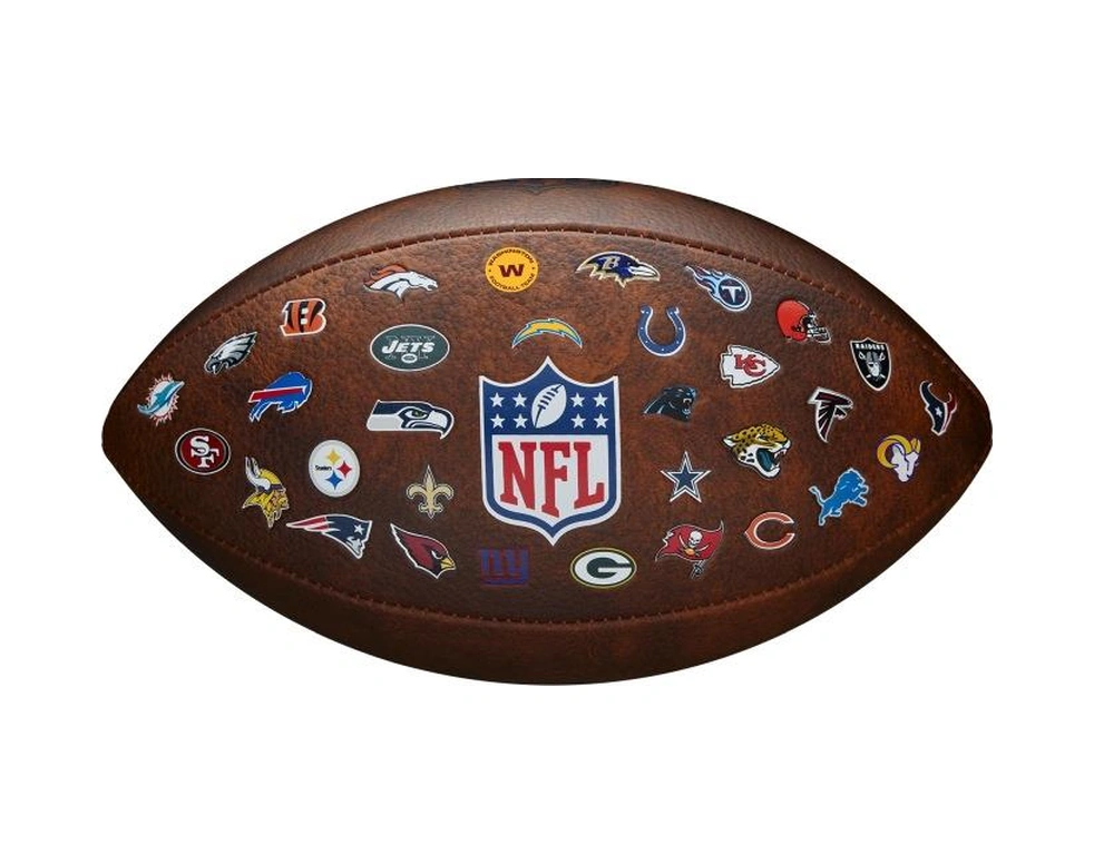 Wilson Amerikan Futbol Topu Nfl Off Throwback 32 Team Logo Wtf1758xbnf32 Çok Renkli