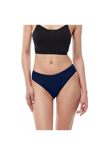 Malabadi Kadın Bordo Gri Lacivert 6 Lı Paket Modal Dar Kalıp Ara Bel Slip Külot 187 Bordo-gri-lacivert