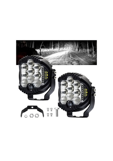 2pcs 3inç Led Sürüş Işığı 75w 15000lm Çalışma Işığı K22845w-2