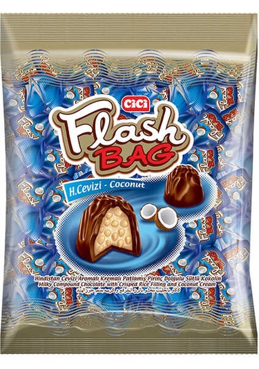 Cici Flash Bag Hindistan Cevizli 1000 Gr. 1 Poşet