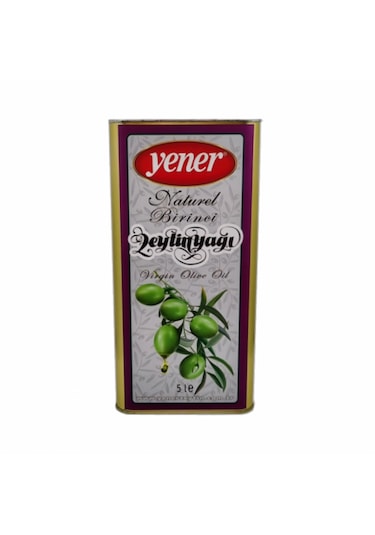 5 Lt Yener Naturel Birinci Zeytinyağı Yeni Mahsül 2025-2026