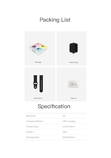 Tenfowee Lt716 Spor Akıllı Saat: Kalp Atımı Ve Oksijen Seviyesi İzleme, Çoklu Spor Modları, Bluetooth 4.0, Usb Şarjlı, 1.44 İnç Ekran, Sarı