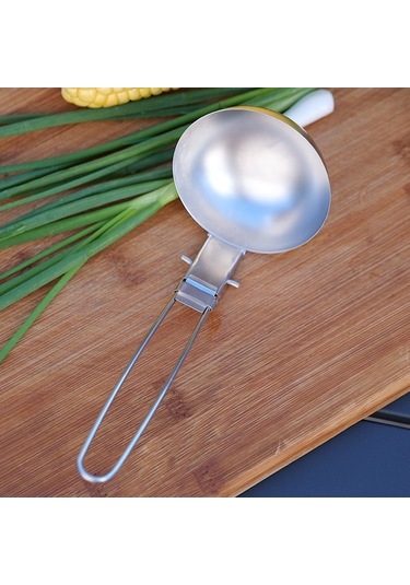 Zyzqstore 2 Adet Paslanmaz Çelik Skimmer Oluklu Kaşık Çorba Kepçesi Çok Renkli Set Çok Renkli