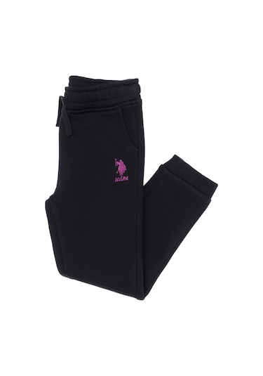 U.s. Polo Assn. Kız Çocuk Siyah Eşofman Altı 50316914-vr046 Siyah