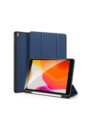 Polham Apple Uyumlu iPad 2019 7Th Gen Kılıf Kalem Yerli Standlı Mıknatıslı Kat