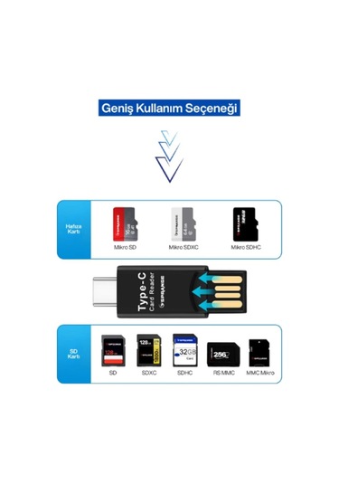 Usb To Type-c Kart Okuyucu