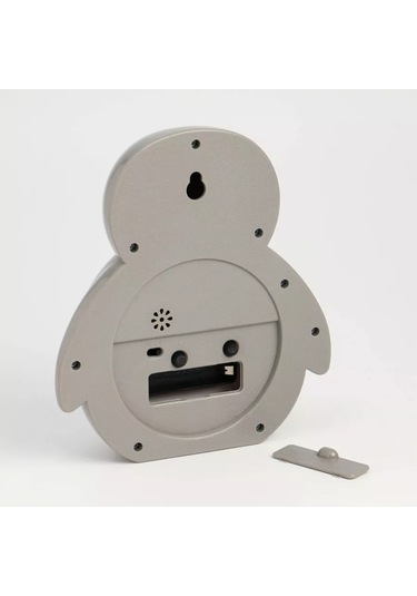 Simalend Pilli Masa Saati Uyanık Çalar Saat. 184331755 Gri