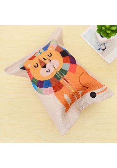 Panda-sevimli Karikatür Hayvan Mendil Kutusu Oturma Odası, Yatak Odası, Araba İçin Çevre Dostu Kumaş Ev Ve Araba Kullanımı İçin İdeal