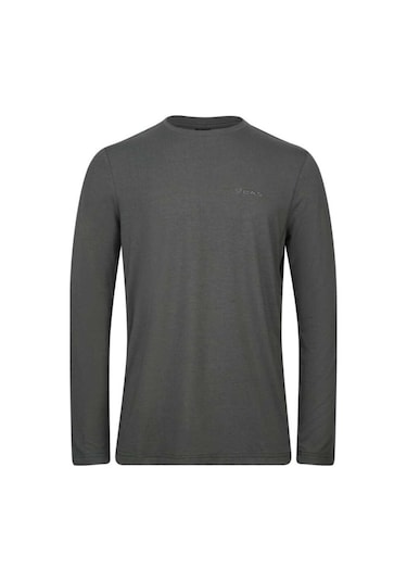 2as Vernon Erkek Uzun Kol Viloft T-shirt Antrasit 001
