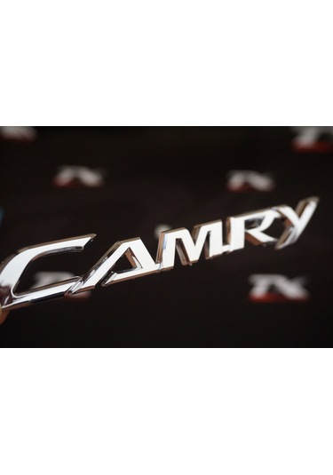 Toyota Uyumlu Camry Bagaj 3M 3D Krom Abs Logo Amblem