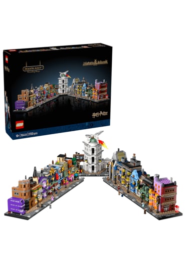 LEGO® Harry Potter™ Diagon Yolu Büyücü Mağazaları 76444 - Yetişkinler için Koleksiyonluk Yaratıcı Sergileme Modeli Yapım Seti (2750 Parça)