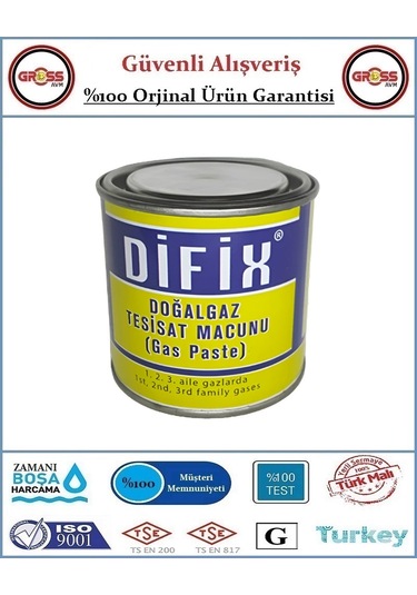 Doğalgaz Tesisat Macunu - 400gr