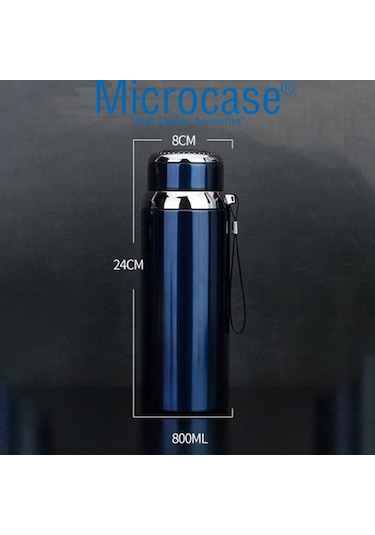 Çelik Sıcak Soğuk Tutan Çay Kahve Su Termosu 800ml-al4038-kırmızı Kırmızı