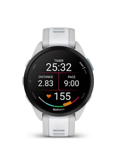 Garmin Forerunner Music 165 Sis Grisi Beyaz