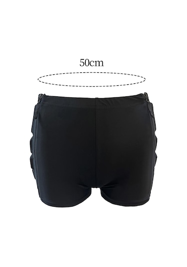 Homyl Çocuklar Kalça Koruma Pedleri Şort Açık Hava S Siyah