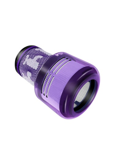 Geeroyoo  V12 Elektrikli Süpürge İçin Yüksek Verimli Hepa Filtre - Uyumlu, Temizlenebilir, 2 Adet Mor Plastik Filtre Aksesuarı