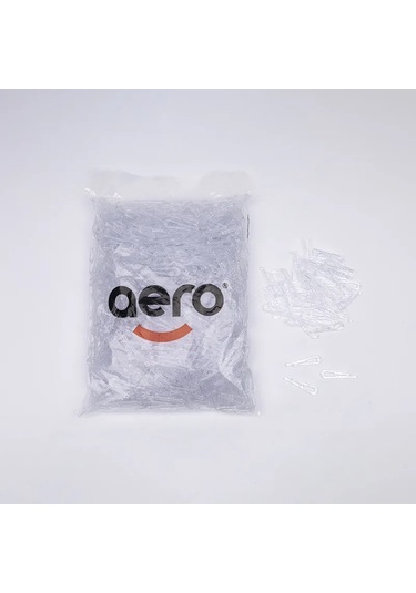 Aero Gömlek Klipsi 50 Mm Şeffaf 1.000 Adet Şeffaf