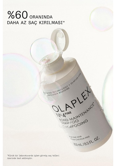 Olaplex No.4 Fine Bond Maintenance İnce Telli Saçlar İçin Bağ Güçlendirici Bakım Şampuanı 250 ML