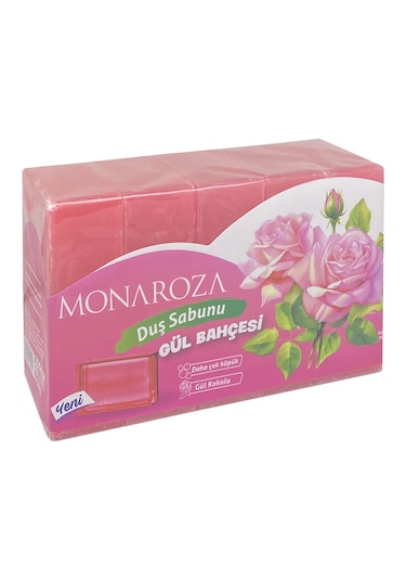 Mona 600 Gr. 5'li Gliserinli Gül Duş Sabunu Gül