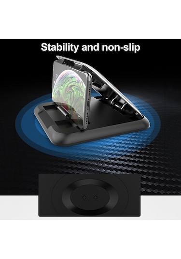 Seametal Dashboard Araç Telefonu Tutucu Kaymaz Telefon Montaj Evrensel Merkezi Konsol Ar Navigasyon İçin Istikrarlı Akıllı Telefon Standı