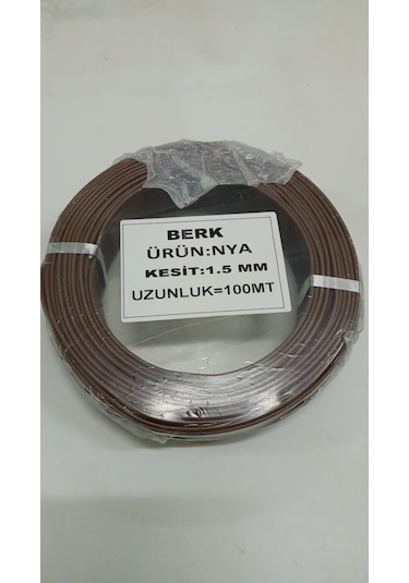 1.5 Mm Nya Kahverengi Tam Kesit Cca Kablo