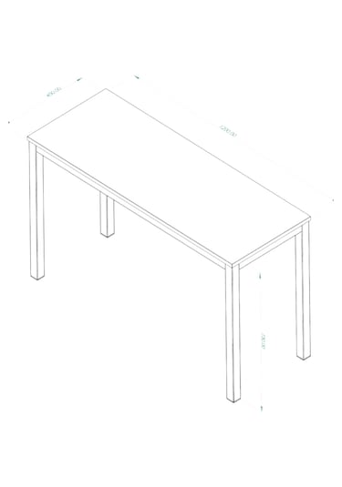 Arpelia Balkon Masası 120x45 Cm
