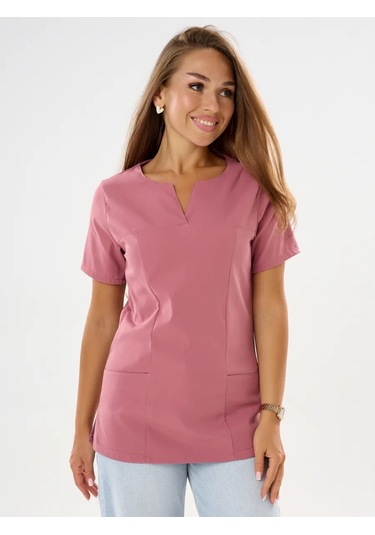 Nairimed Tıbbi Gömlek 414885467 Tozlu Pembe