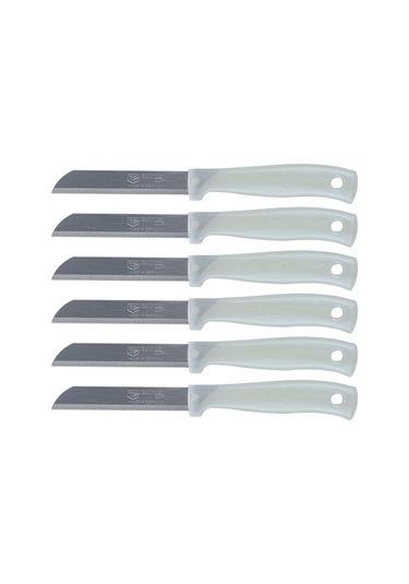 Solingen Meyve ve Sebze Bıçağı 6 Adet İnci Beyazı