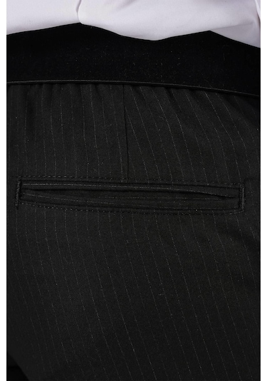Efor P 1136 Slim Fit Siyah Klasik Pantolon Siyah