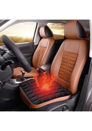 5v Araba Usb Arayüz Elektrikli Isıtma Koltuğu Yastık, Boyut:kahve