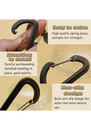 Çadır Kelepçesi 6 Adet Plastik Branda Kelepçesi Dış Mekan Çadır Kelepçeleri Diğer