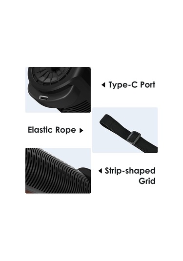 Araba Koltuğu Arka Başlık Fanı, İç Usb Araba Soğutma Havalandırma Egzoz Fanı Araçlar Sedan Kamyonu Suv Rv Kahverengi