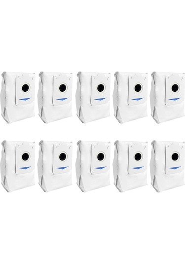 Xiaaokeji Ecovacs Deebot Robotik Süpürge Toz Torbaları İçin 10 Adet Toz Torbası