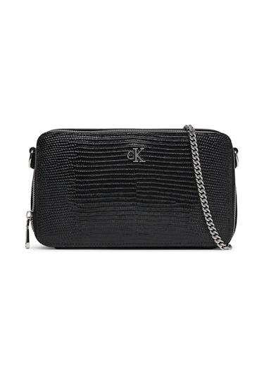 Calvin Klein Jeans Lizard Embossed Leat Kadın Siyah Cüzdan Lv04f1071g-ub1 Siyah