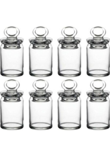 Paşabahçe kitchen mini cam vakum kapaklı kavanoz 8 li 240cc