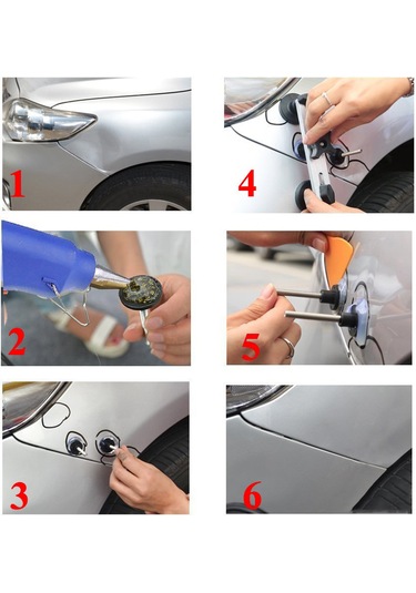 Oto Kaporta Onarım Alet Seti Çift Kutuplu Köprü Göçük