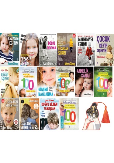 Adem Güneş - Çocuk Gelişimi Bakımı Ve Ebeveynlik Full Set -16kitap-yırtılmaz Ayraç Hediyeli