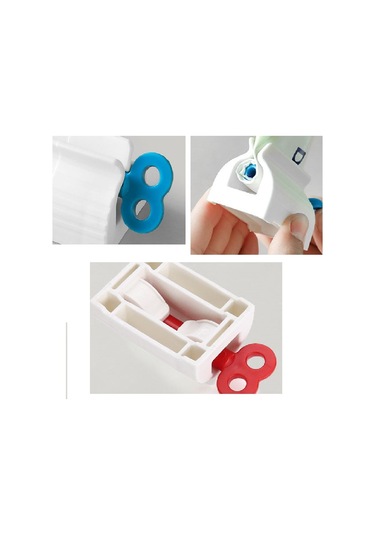 Periboia Diş Macunu Tüp Krem Sıkma Aparatı Çevirmeli Renkli