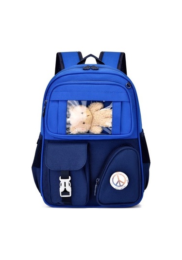Çocuk Çantası Karikatür Sevimli Rahat Küçük Okul Çantası Czckck Koyu Mavi