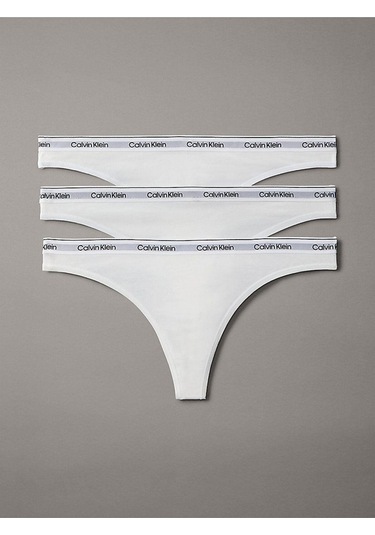 Kadın Marka Logolu Külot - Elastik Bantlı Rahat Ve Nefes Alabilen Günlük Kullanım - Beyaz-9122 Whıte/whıte/whıte