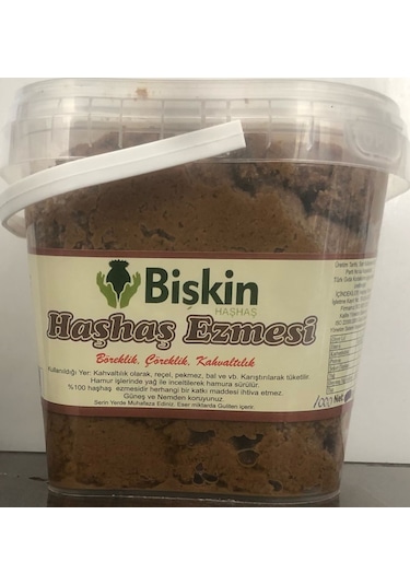 Bişkin Haşhaş Ezmesi 1 KG