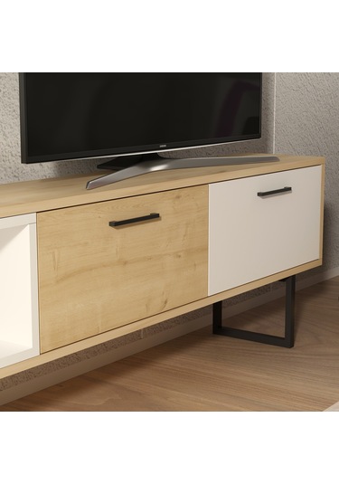 Enna Tv Ünitesi Safirmeşe Beyaz