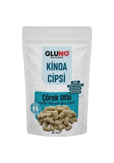 Glutensiz Çörekotlu Kinoa Cipsi 35 Gr