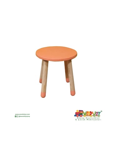 Wood&Joy Mercan Rengi Tabure