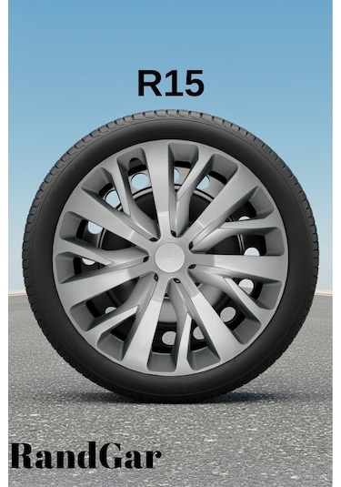 Renault Clio 4 15 İnç Jant Kapağı 4 Adet Gri G115 Rand